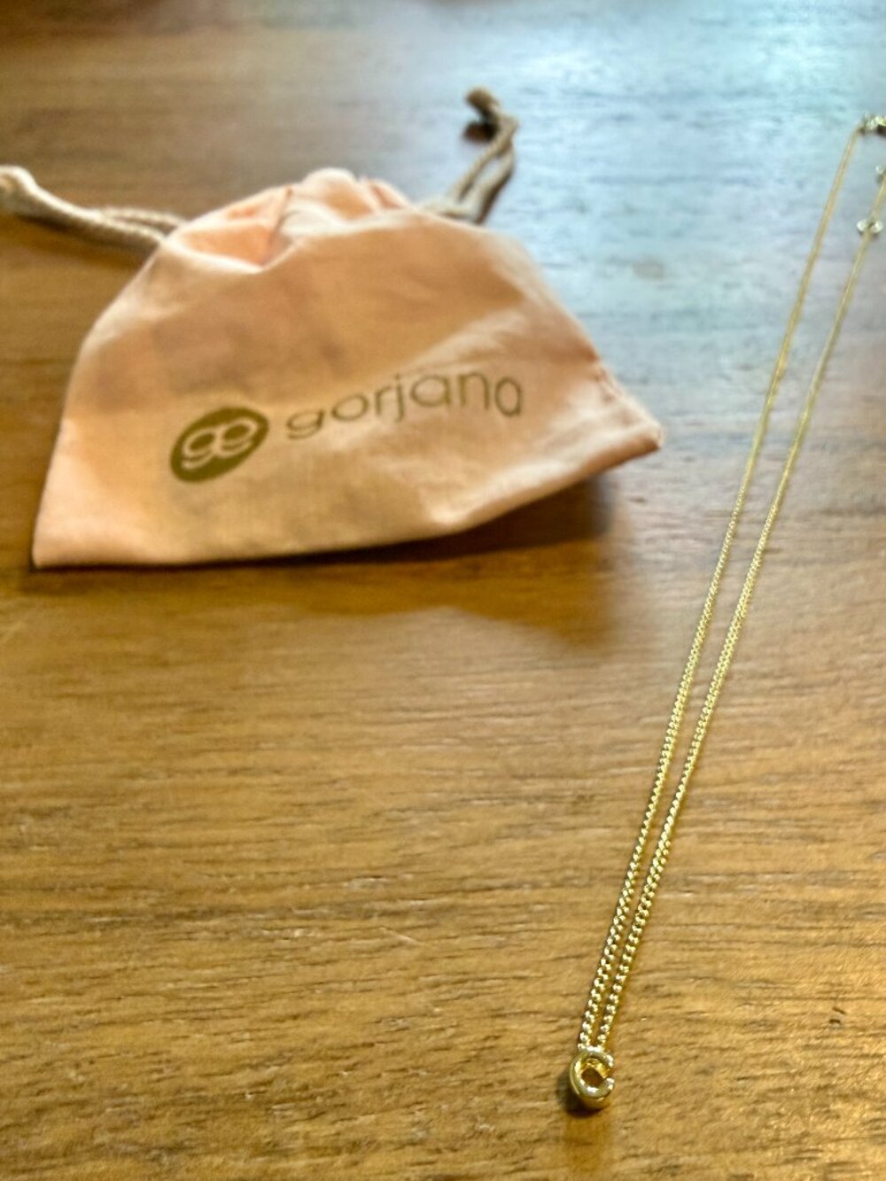 Gorjana Wilder Mini Initial Necklace - Letter "c"